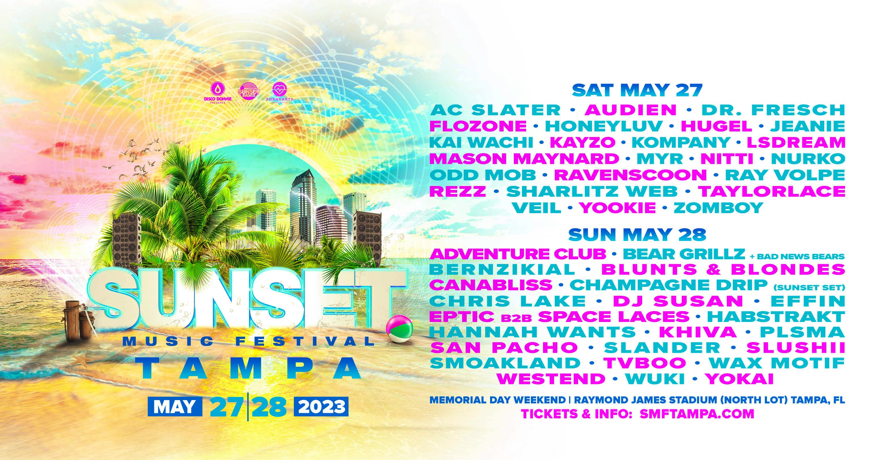 Sunset Music Festival 2023 in Tampa, Florida
